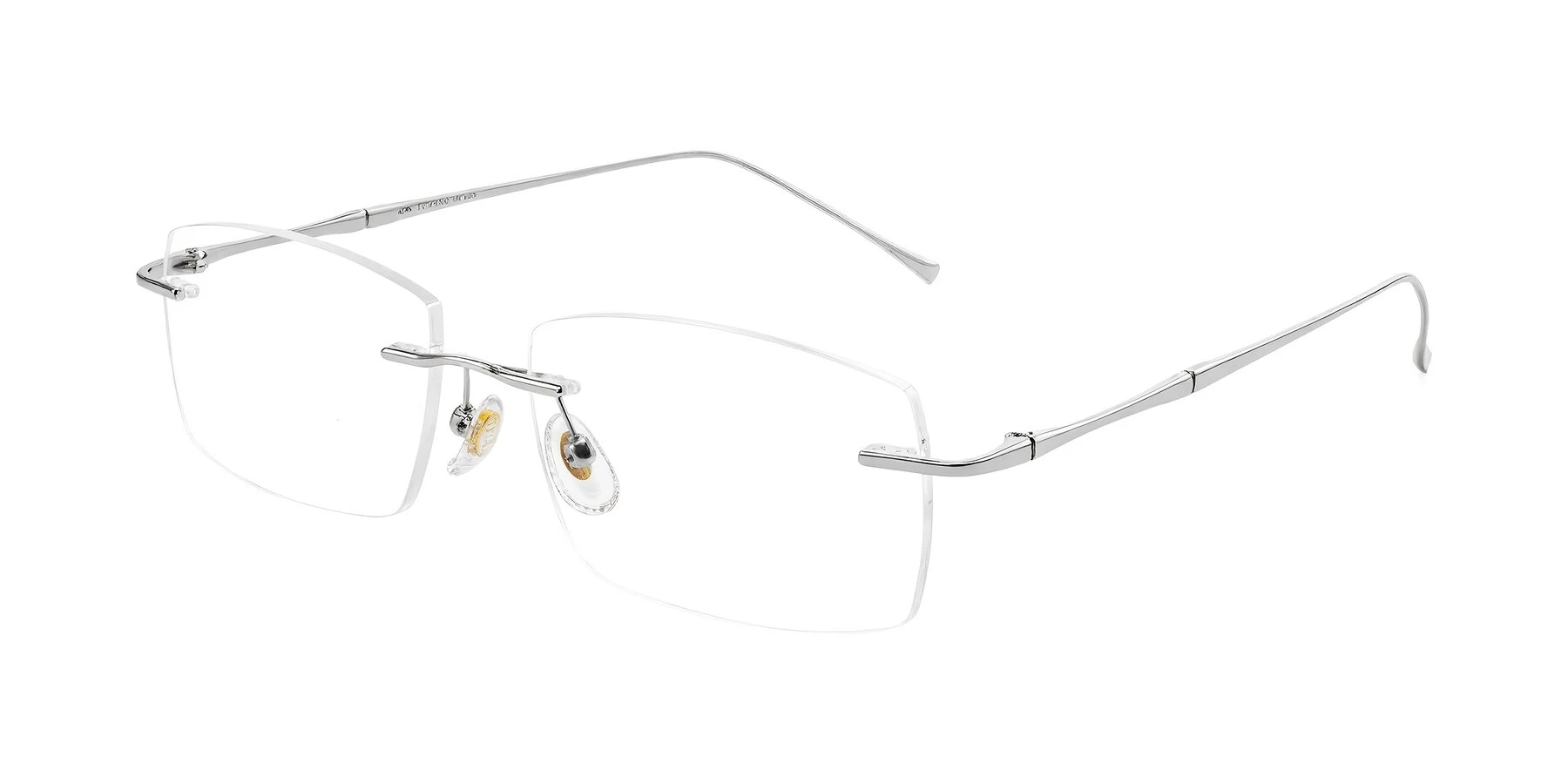 Yesglasses Cartman E18052 in Silver, angle view